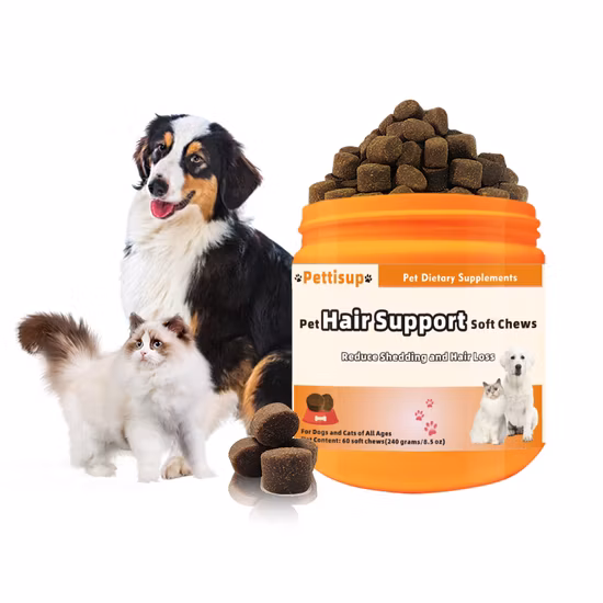 Suplementos vitamínicos de nutrición para mascotas naturales de colágeno múltiple de alta calidad para perros