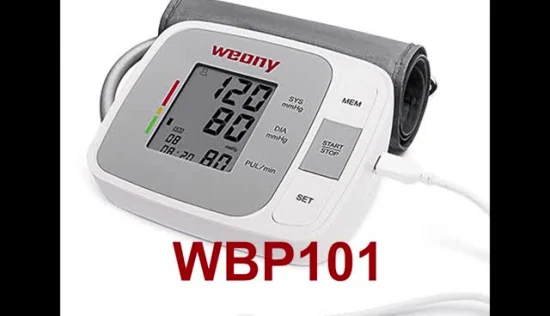 Monitor de presión arterial Digital para la parte superior del brazo, tonómetro para el cuidado de la salud, esfigmomanómetro, monitores portátiles de presión arterial